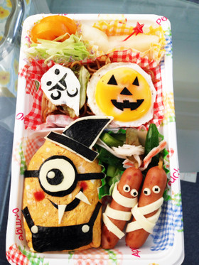 ミニオンのハロウィン弁当☆